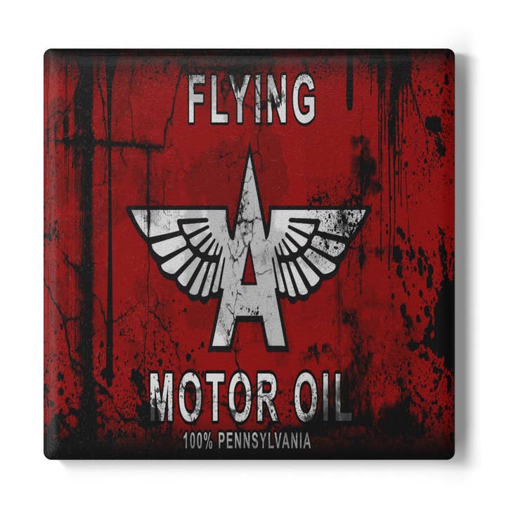 Ceramic Coaster | Non-Slip Cork Backing | Man Cave for wholesale by Miss Crabtree