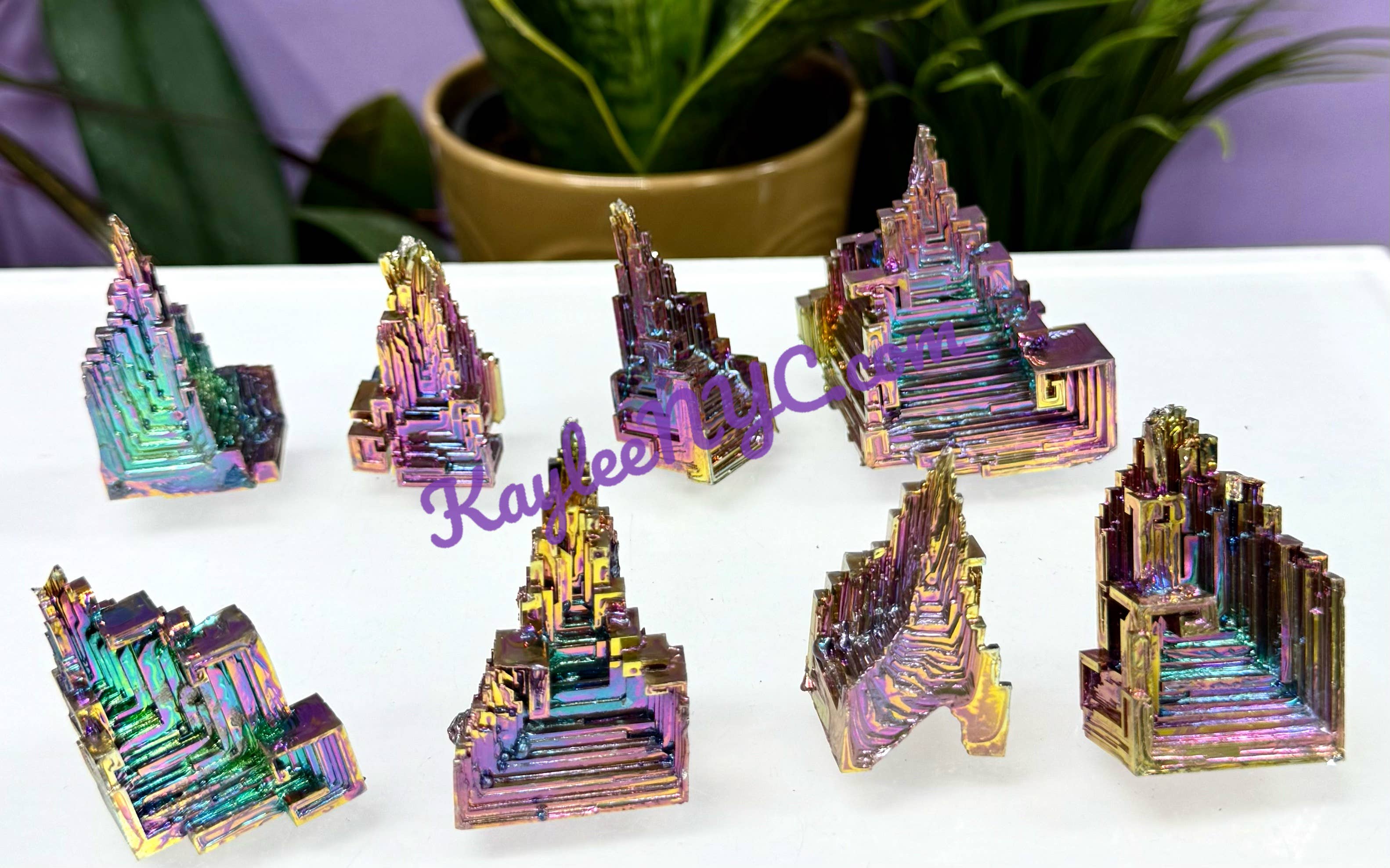 KayleeNYC - Wholesale Spiritual Stone/Crystal - Wholesale Lot 1 lb Bismuth Specimens Healing Energy Raw1