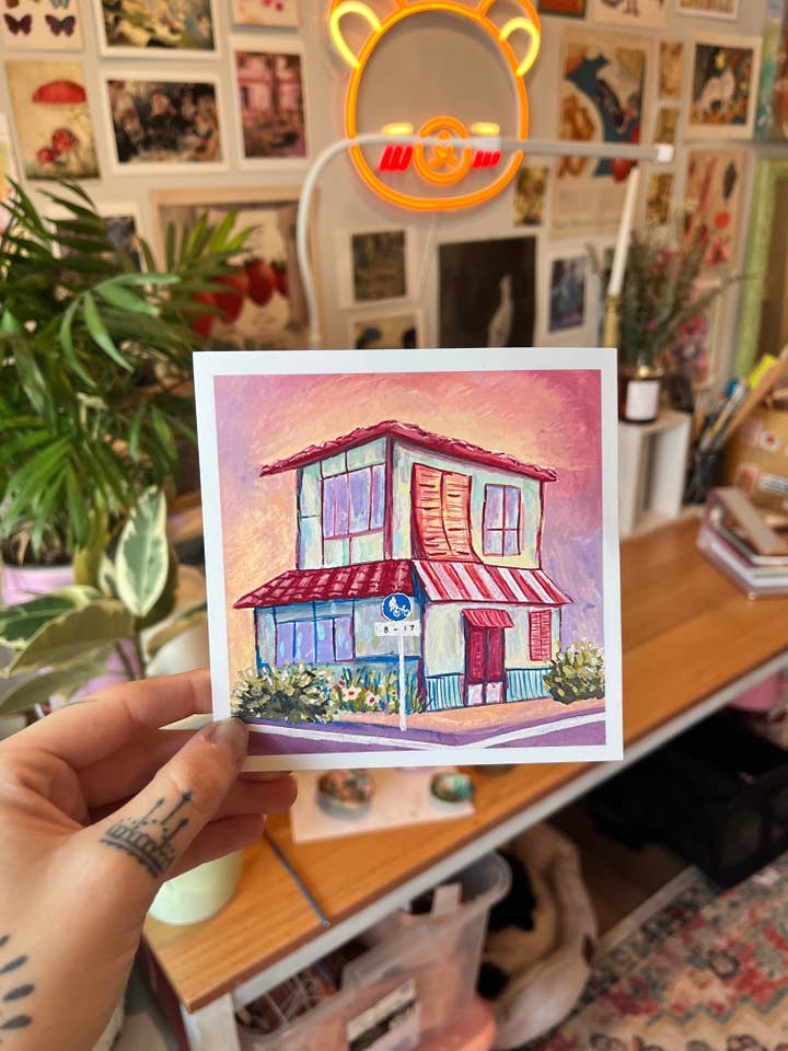 Japansk butiksskylt konsttryck för wholesale av Jess Harris Art