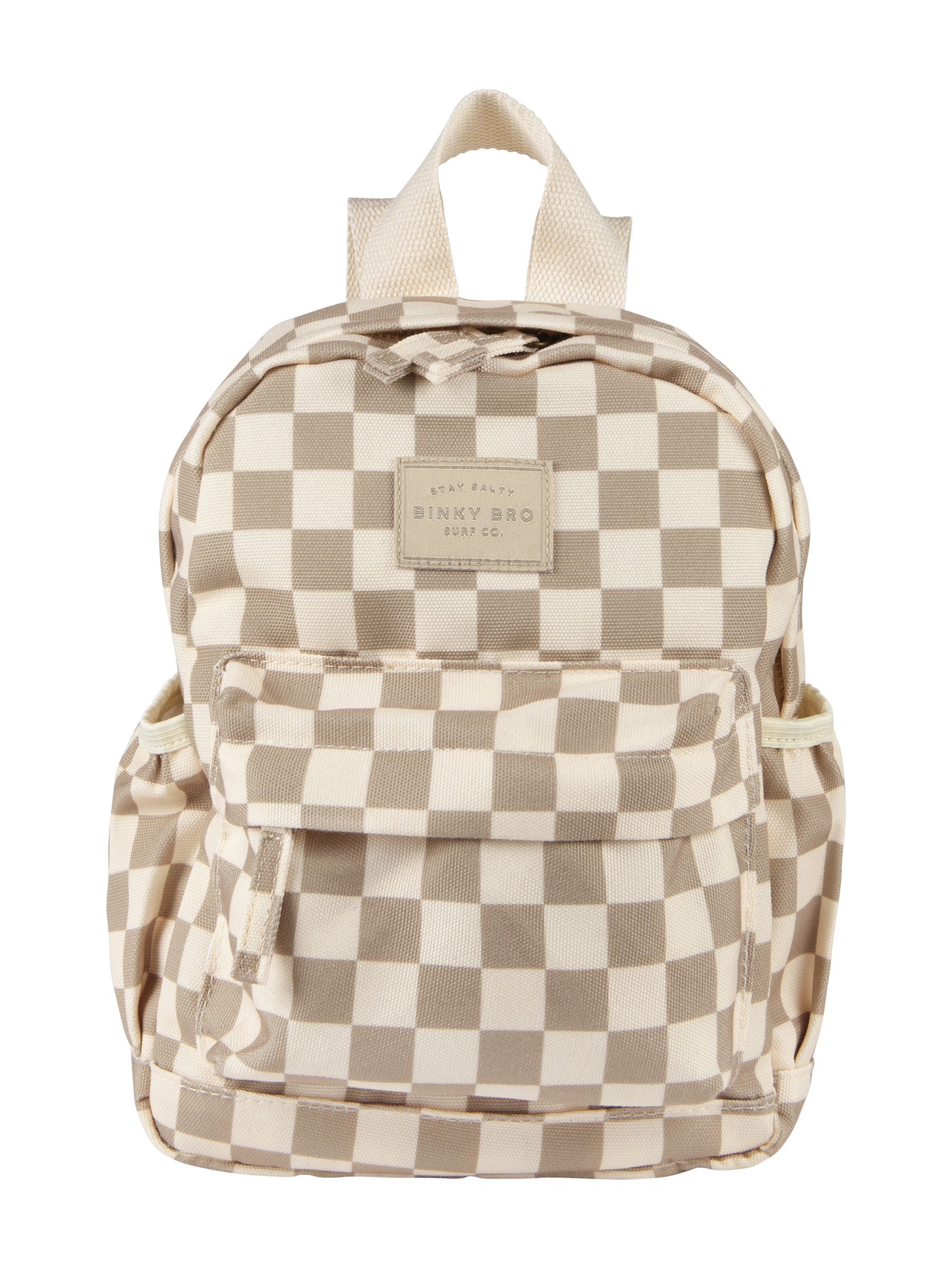 BinkyBro - Vente Sac à dos – enfant - Sac à dos enfant à motif damier1