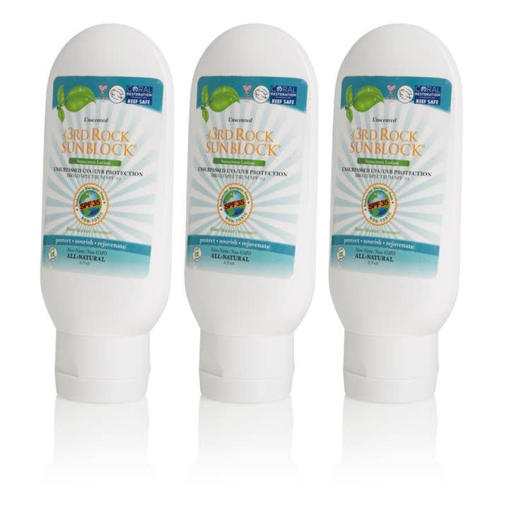 3rd Rock Essentials - Wholesale Sunscreen - 3rd Rock Sunblock SPF 35+ Sunscreen Lotion - Unscented6