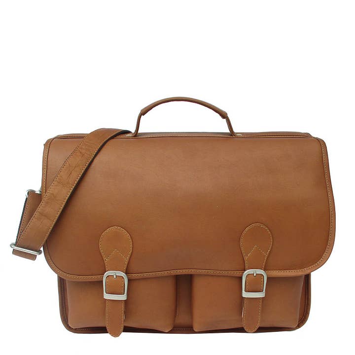 VERKSTÄLLANDE TVÅ POCKET PORTFÖLJ för wholesale av Piel Leather