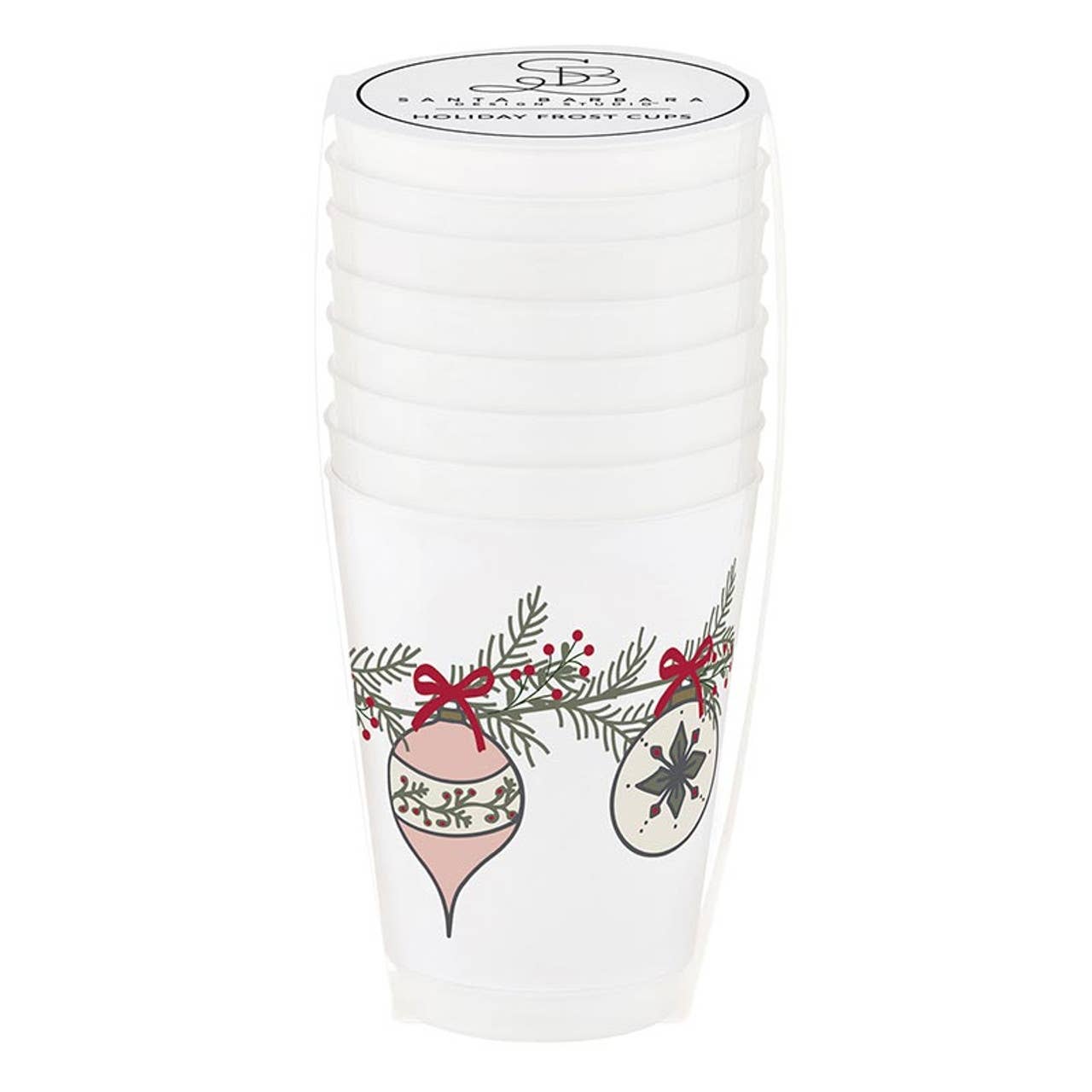 Santa Barbara Design Studio by Creative Brands - Wholesale Disposable Cup - Gold Foil Frost Cup - Ornaments - Set of 81