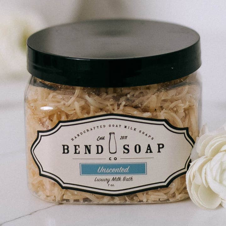 Bain de lait non parfumé pour la vente par Bend Soap Company