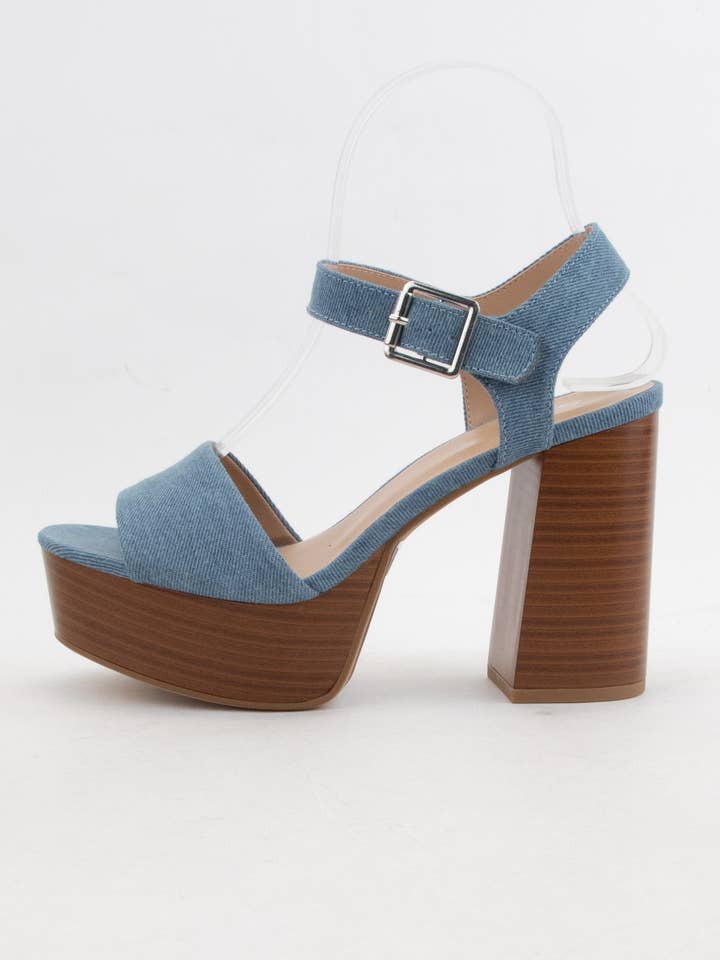 CCOCCI - Wholesale Platform Heels - Women's - OPTIONS CHUNKY PLATFORM ANKLE STRAP BLOCK HEEL SANDAL2