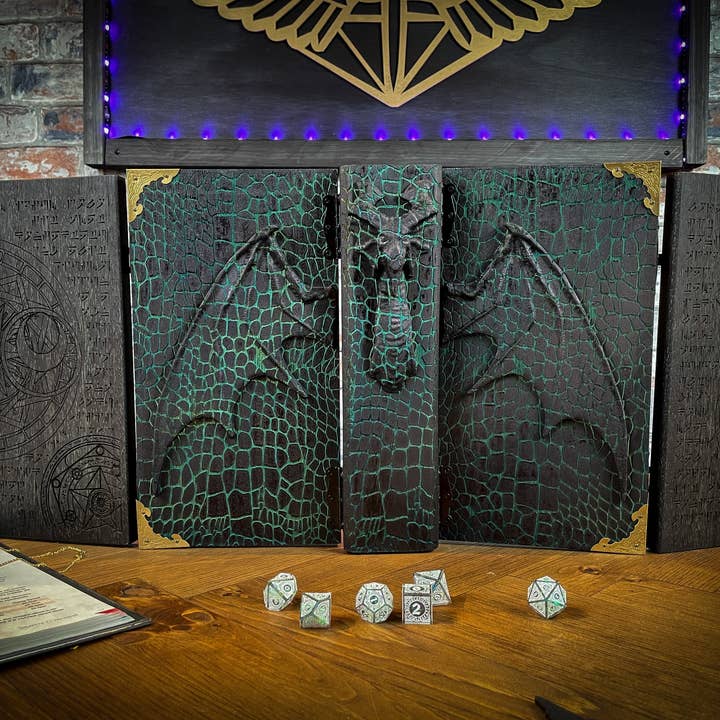 Fandomonium - Wholesale Board Game - Book Of The Black Dragon Dungeon Master Screen4