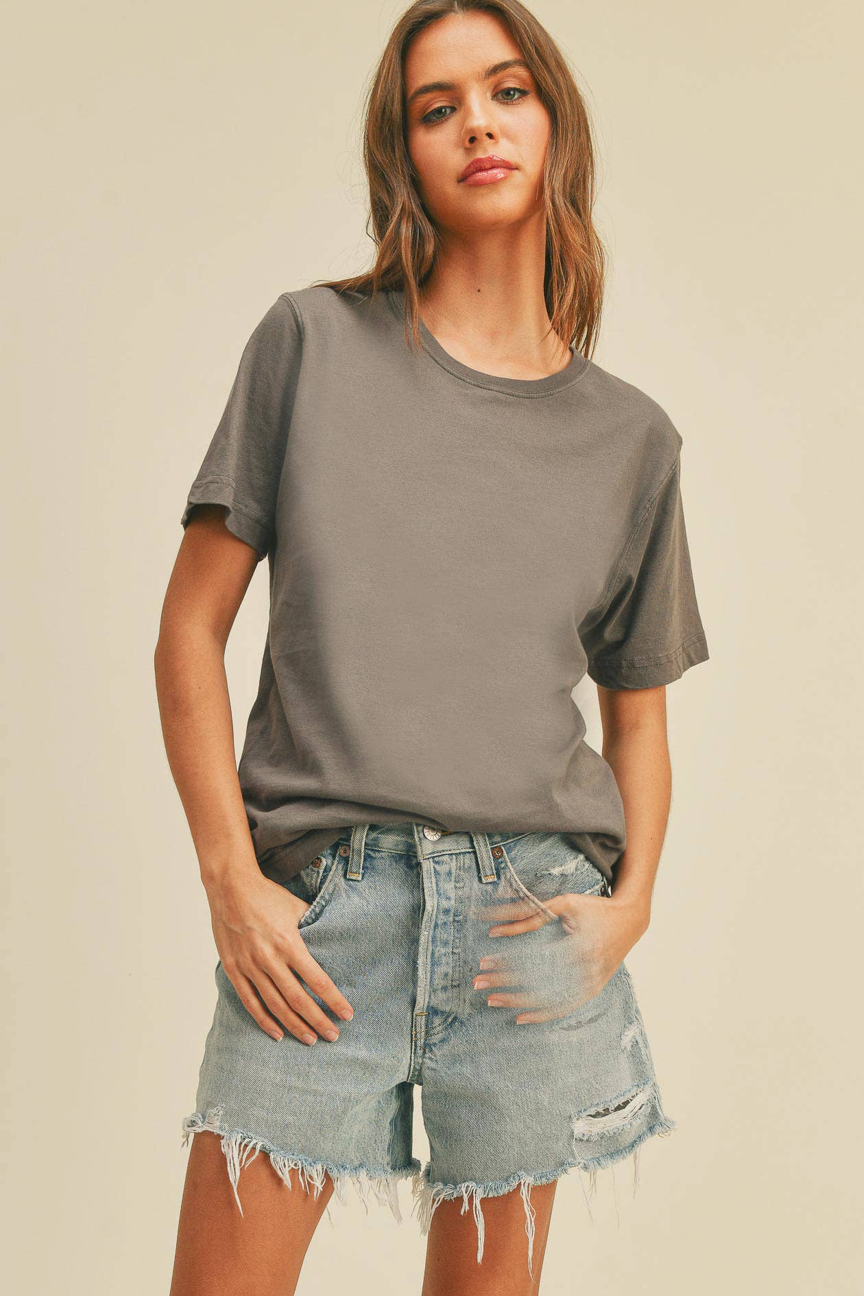 Honestee - Wholesale T-Shirt (Graphic) - Women's - Blank Classic Short Sleeve T-Shirt42