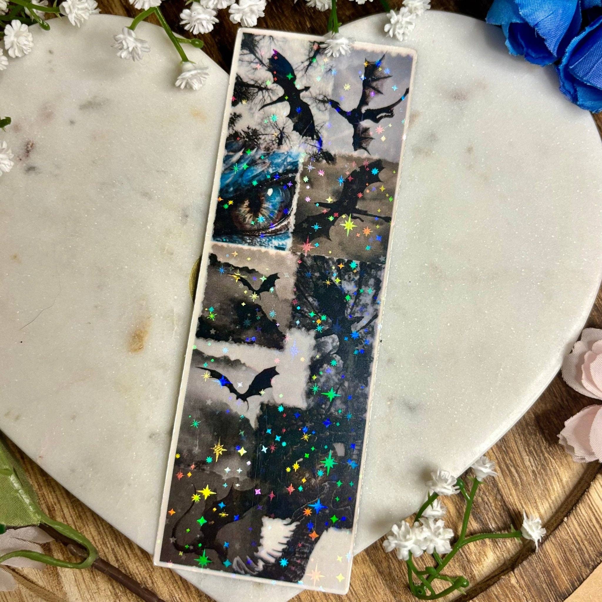 Awfullynerdy.co - Wholesale Bladwijzer - Dragon Collage Cardstock-bladwijzer0