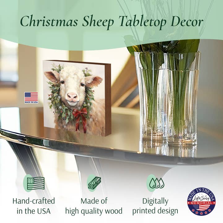 LifeSong Milestones - Wholesale Christmas Decoration - Highland Cow Christmas Decor Rustic Holiday Shelf Sitter5