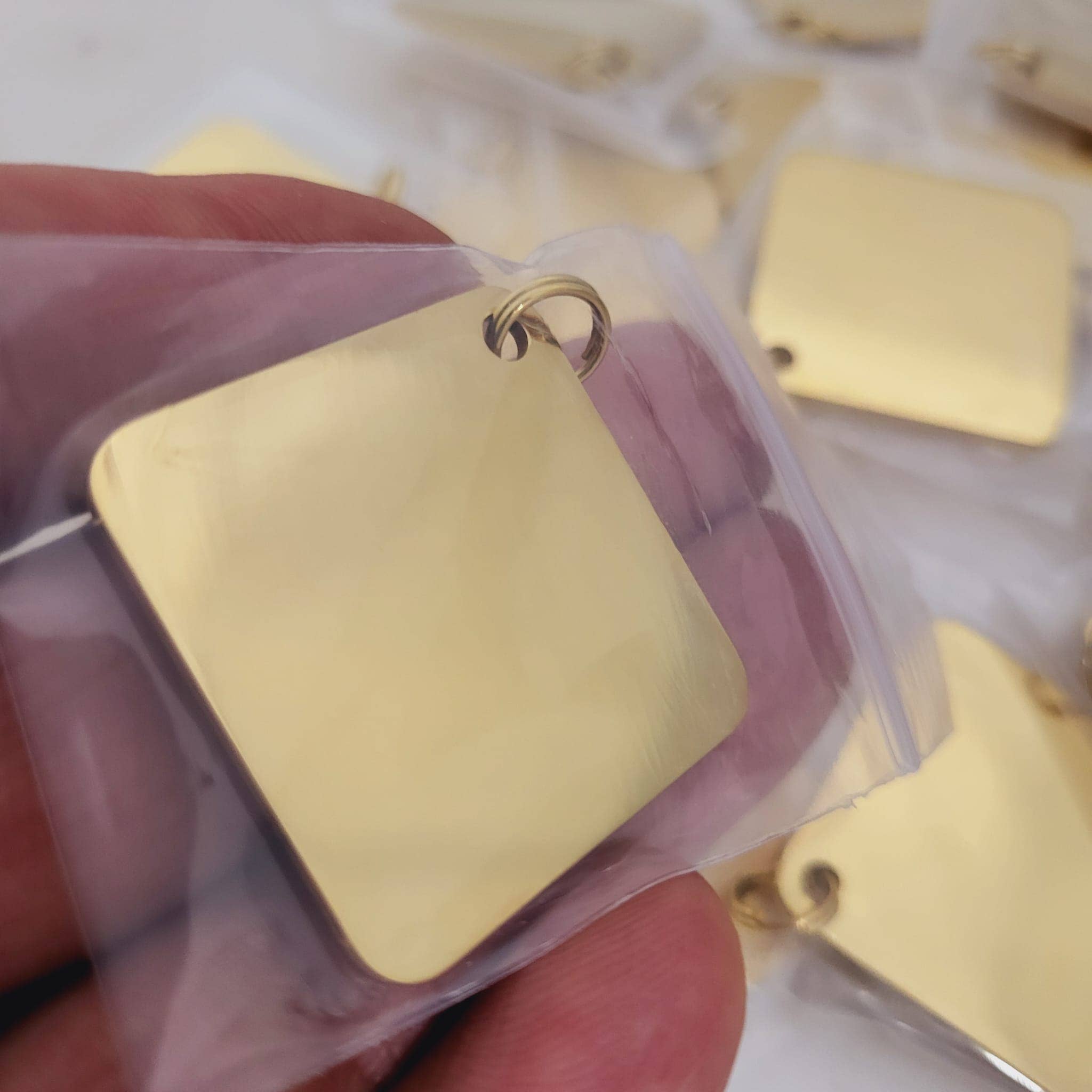 SoulfulMemory - Wholesale Craft Supplies - Wholesale laser engraving Square shape Metal Blanks2