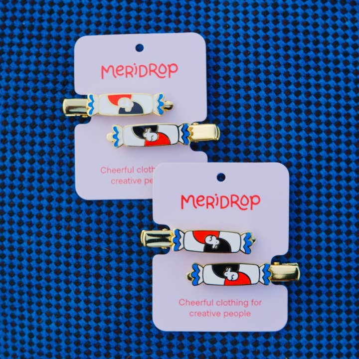 Meridrop - Wholesale Hair Accessories Set - Women's - Rabbit Candy Hair Clip Set2