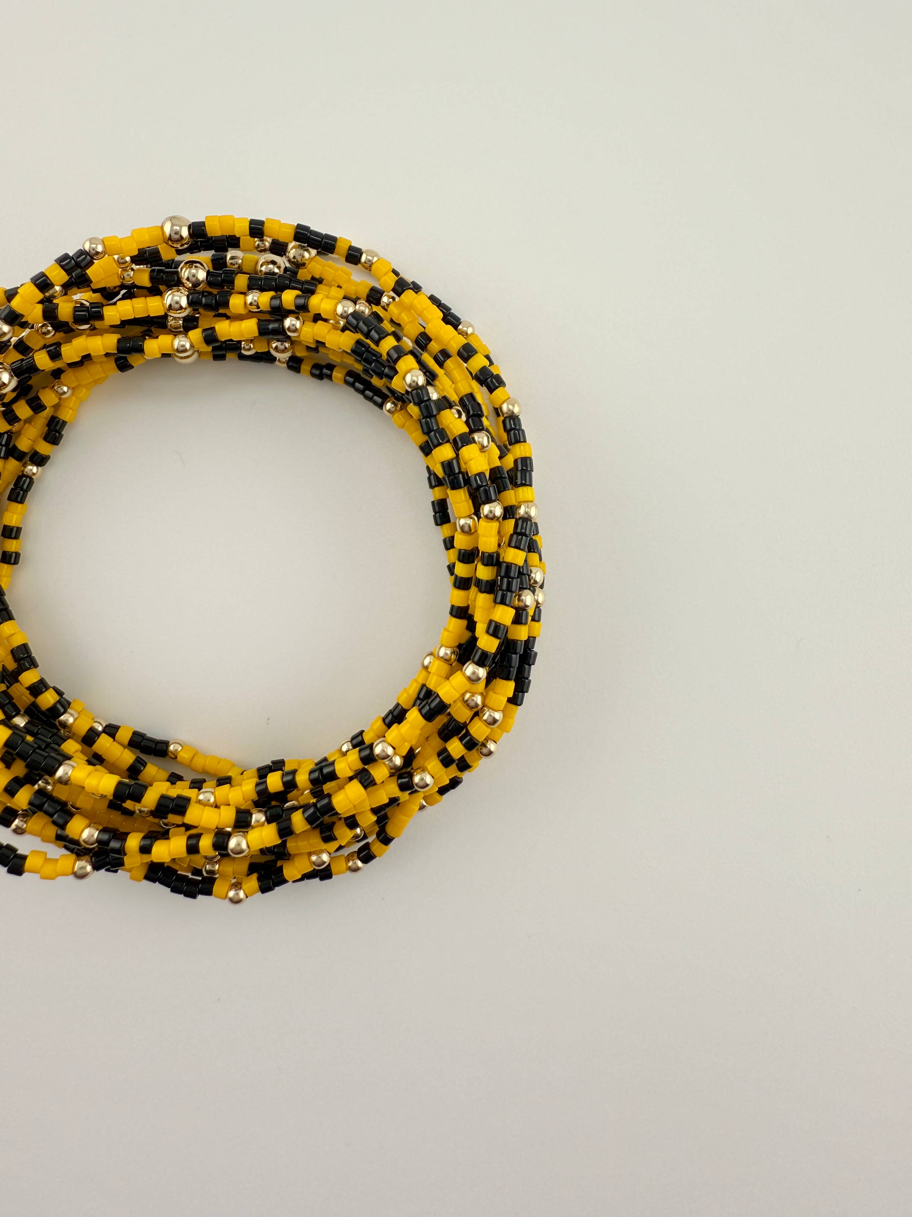 Back Bay Bead Company - Wholesale Beaded Bracelet - Game Day Bracelets Seed Bead Gold Filled Stretch Bracelets 2