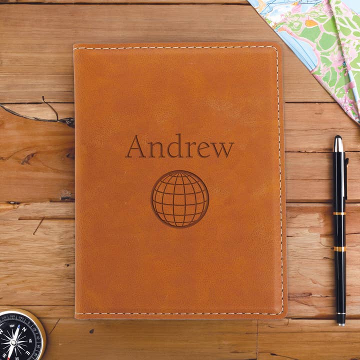 P. Graham Dunn - Wholesale Passport Case - Unisex - Laser Engravable Faux Leather Passport Case