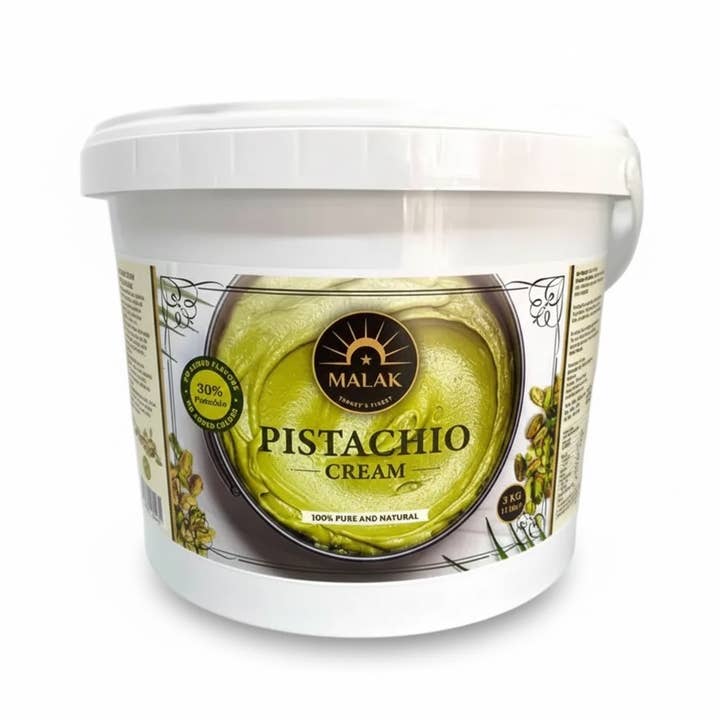 Malak Creme de Pistache com 30% de Pistache por atacado de Aladdin