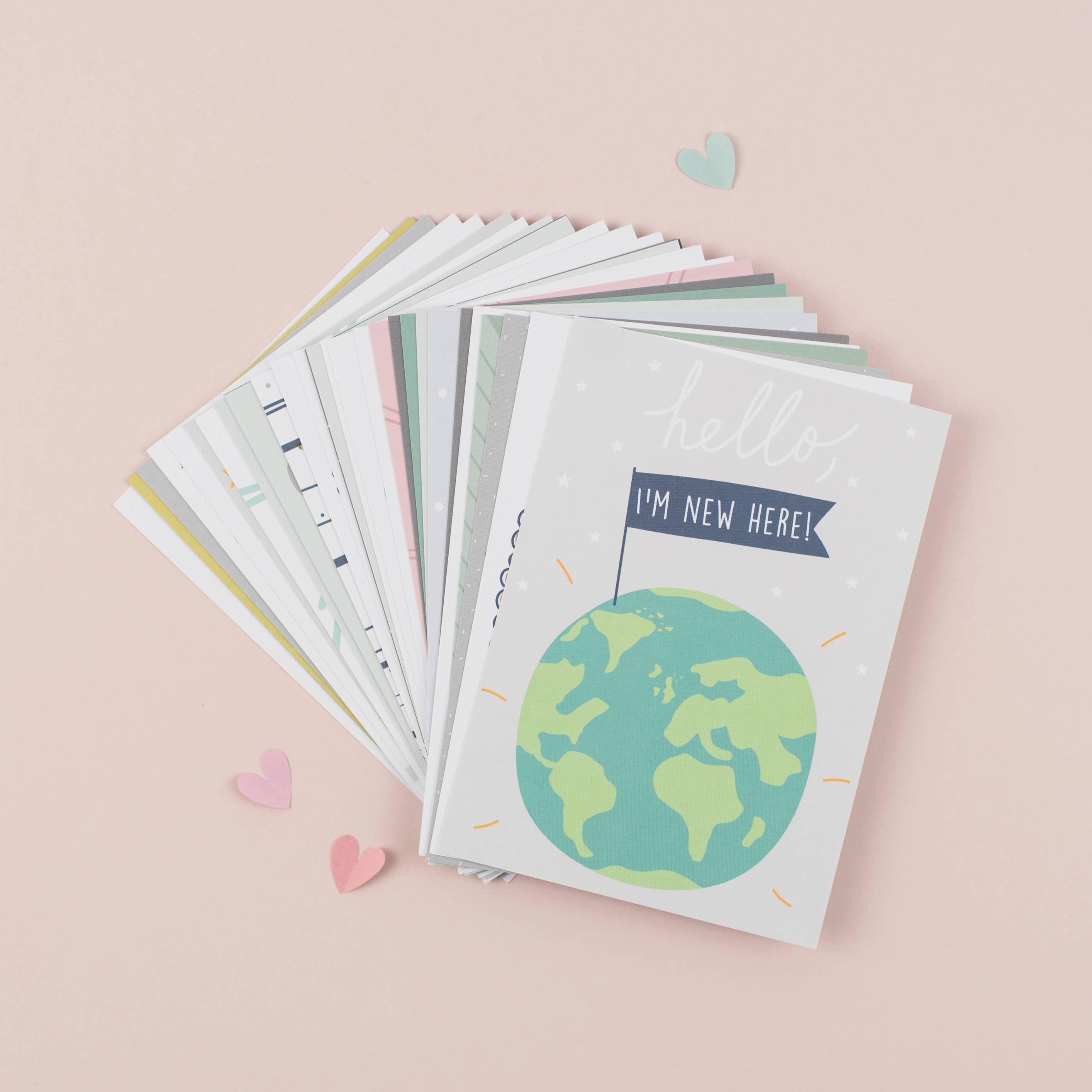 Hey Little Ginger – wholesale Milestone art/keepsake – Child & baby – Baby Milestone Cards3