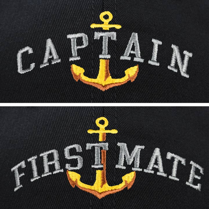 Dalix - Wholesale Baseball Cap - Unisex - DALIX Matching Captain And First Mate Hat Set