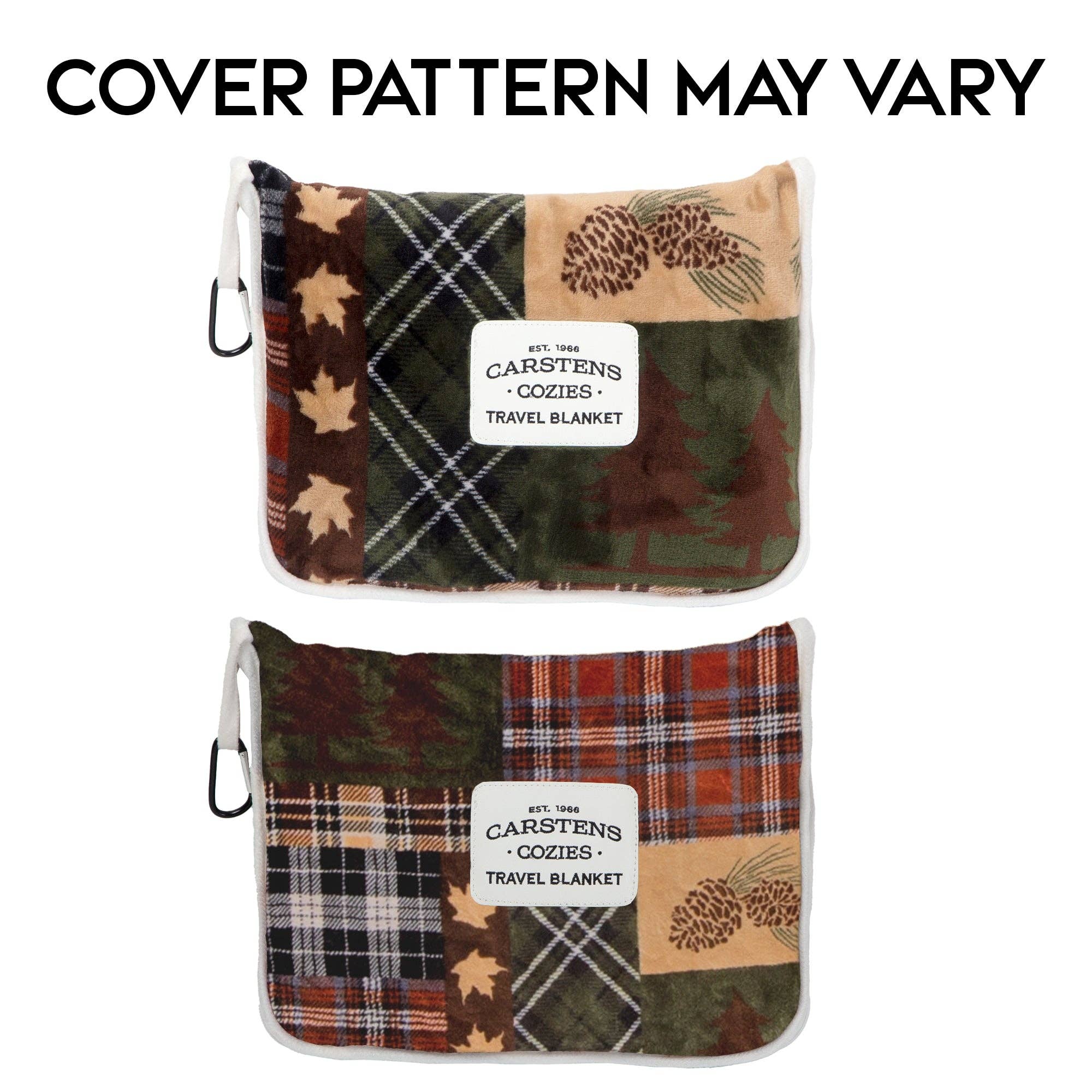 Carstens, Inc. - Wholesale Travel Blanket - Tree Plaid Travel Blanket6