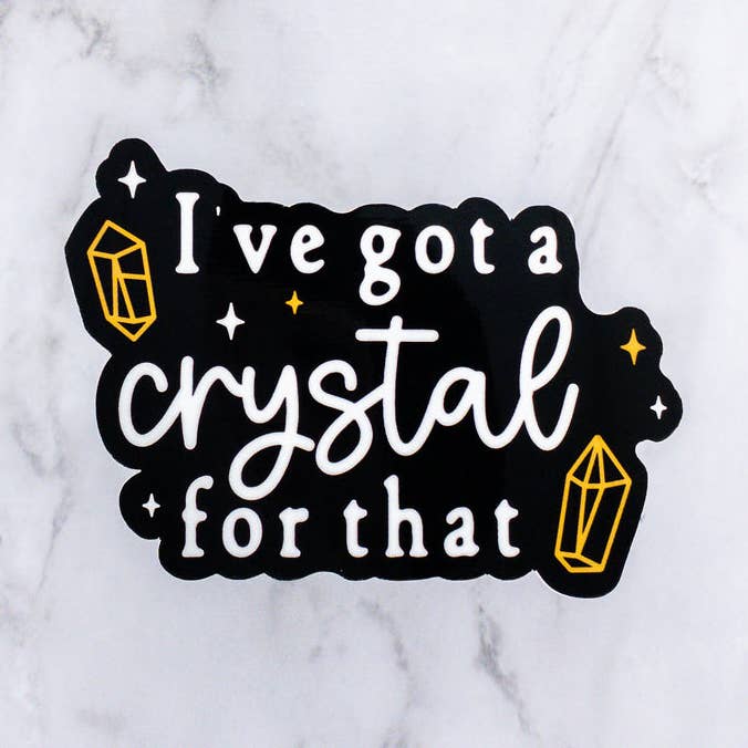 Jeg har fået en krystal til det klistermærke for engroshandel hos MaMarie & Co.