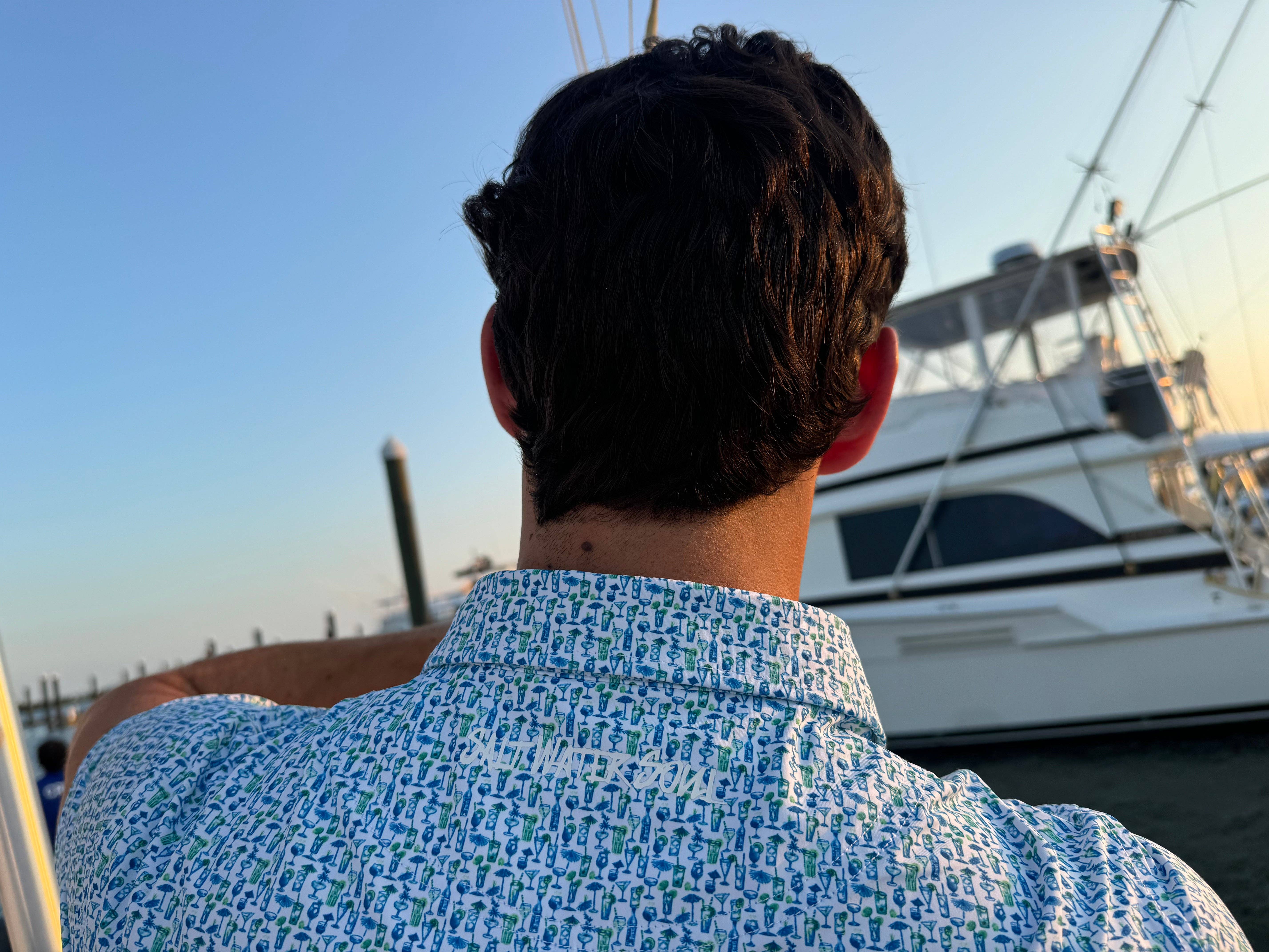 SALT WATER SOUL - Vente Polo – homme - Sip Happens Polo1