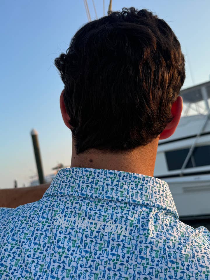 SALT WATER SOUL - Wholesale Polo - Men's - Sip Happens Polo1