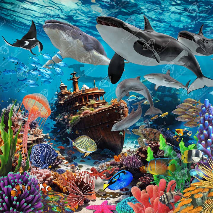 Coral Ocean for wholesale by Diamond Art Club