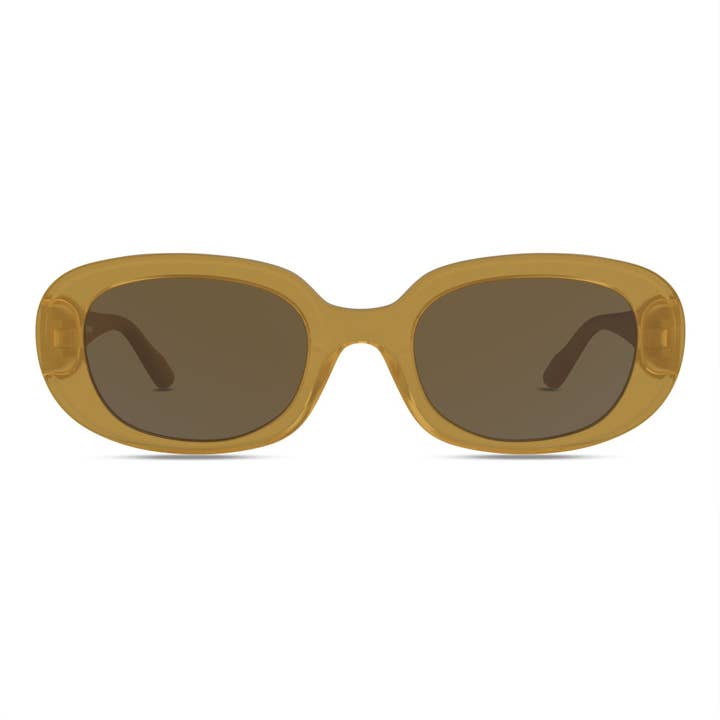 Pela Case Corporation - Wholesale Sunglasses - Unisex - Parisian Piece Sunglasses in Ochre