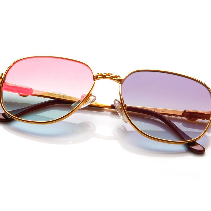 Executive Masterpiece Oro 24KT (Uva/Giallo) per la vendita all'ingrosso da parte di Vintage Frames Company