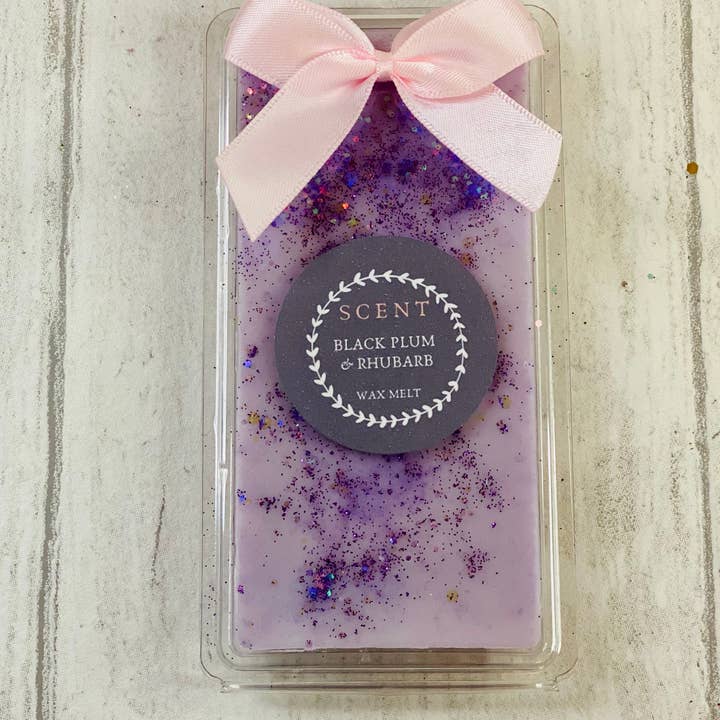 Scent Home Fragrances Ltd – wholesale Wax melt – Black Plum & Rhubarb Wax Melt Snap Bar