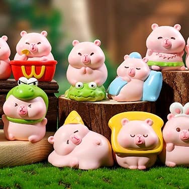 BCmini - Wholesale Decorative Figurine - 71280 Pink Capybara Blind Box-124