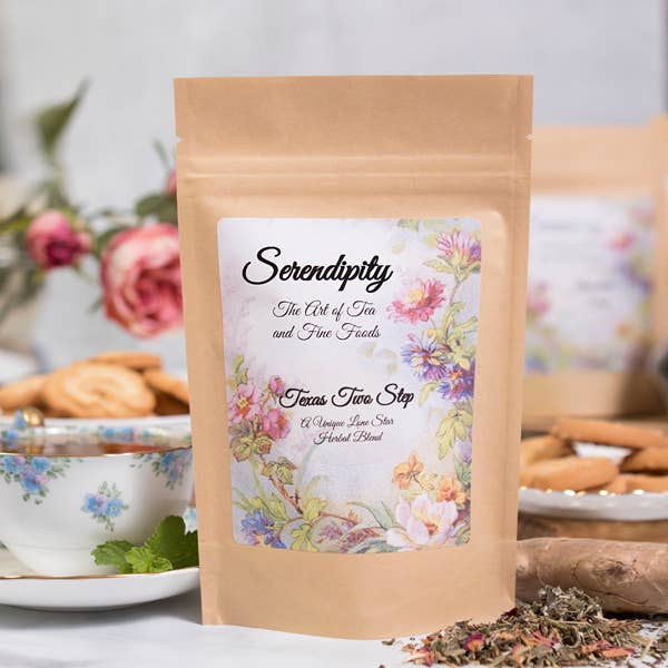 Serendipity: The Art of Tea and Fine Foods, LLC – wholesale Loose tea – Texas Two Step (Herbal Blend - No Caffeine)