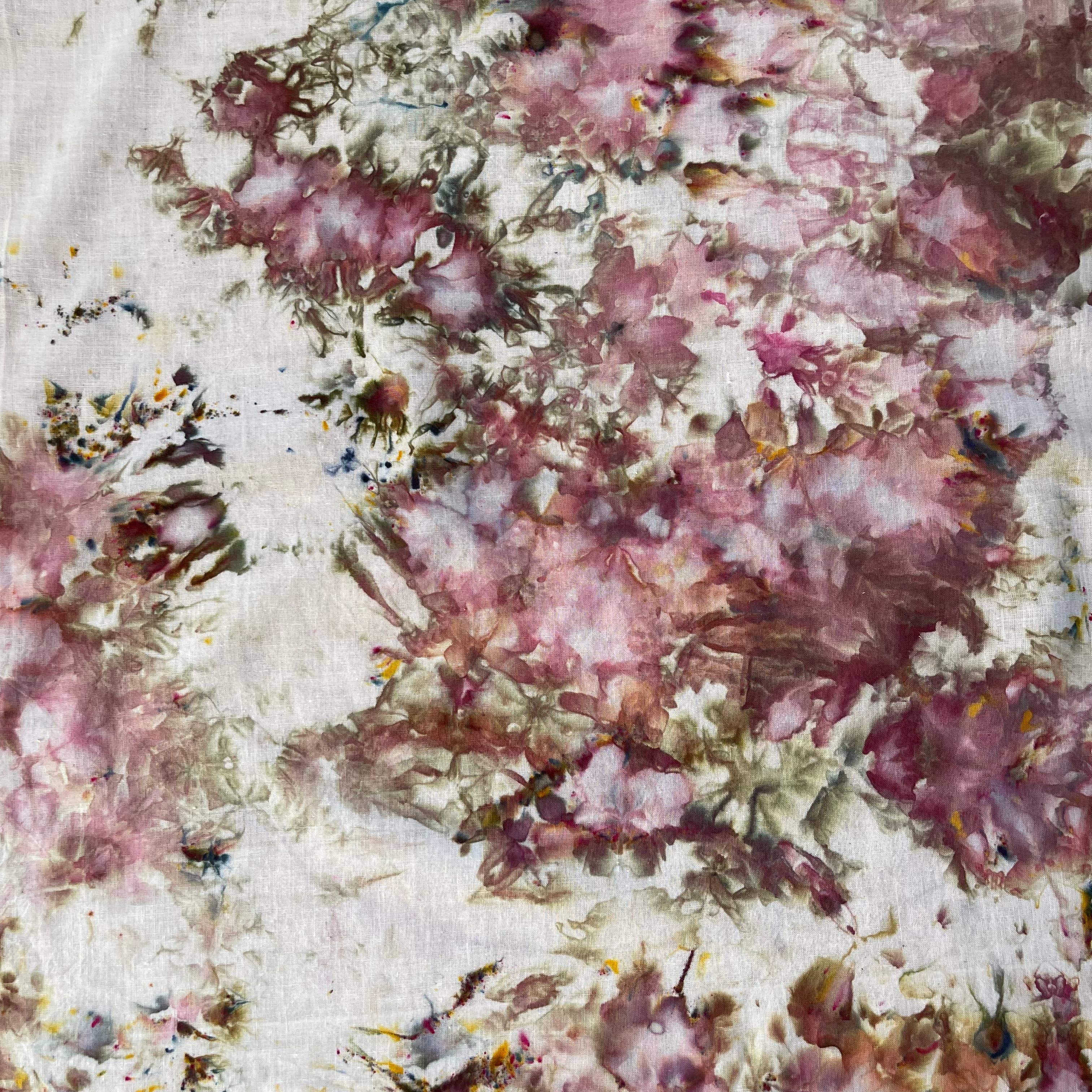 Black Sheep Goods - Vente Caftan – femme - Caftan teinte à l’encre glacée / Robe d’intérieur12