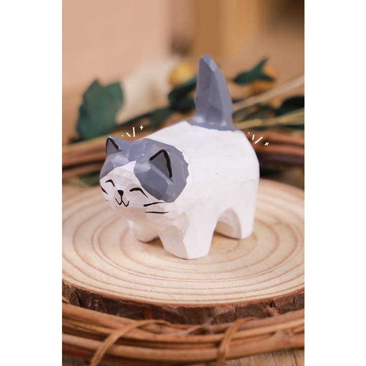 Gohobi (We cover U.S. import duties) – Großhandel Dekofigur – Gohobi handgefertigte Holzfigur Hunde und Katzen6