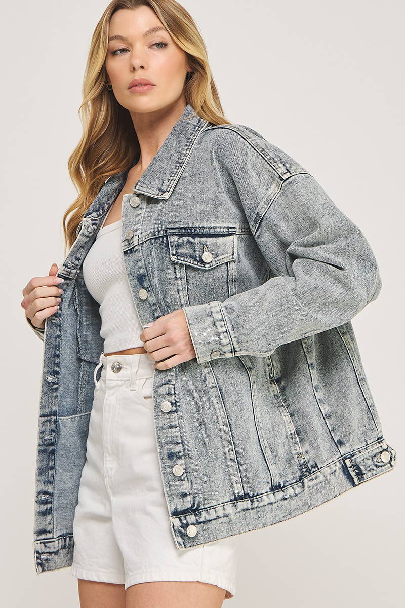 Bridgeton Oversized Denim Jacket for wholesale on Faire2