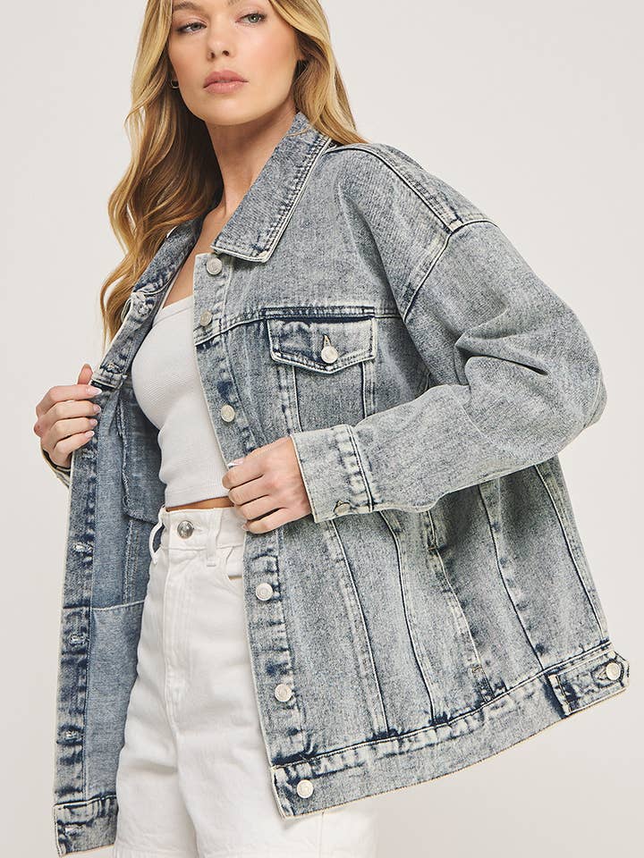 Bridgeton Oversized Denim Jacket for wholesale on Faire2