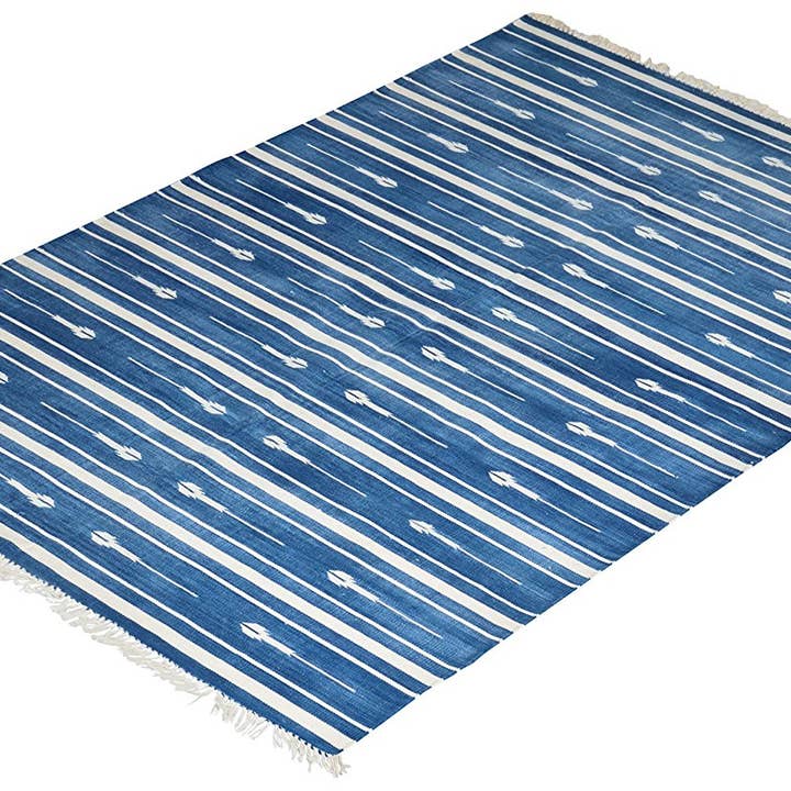 Jalore Handwoven Stripes Collection Rug for wholesale by Jaipur RugHauz