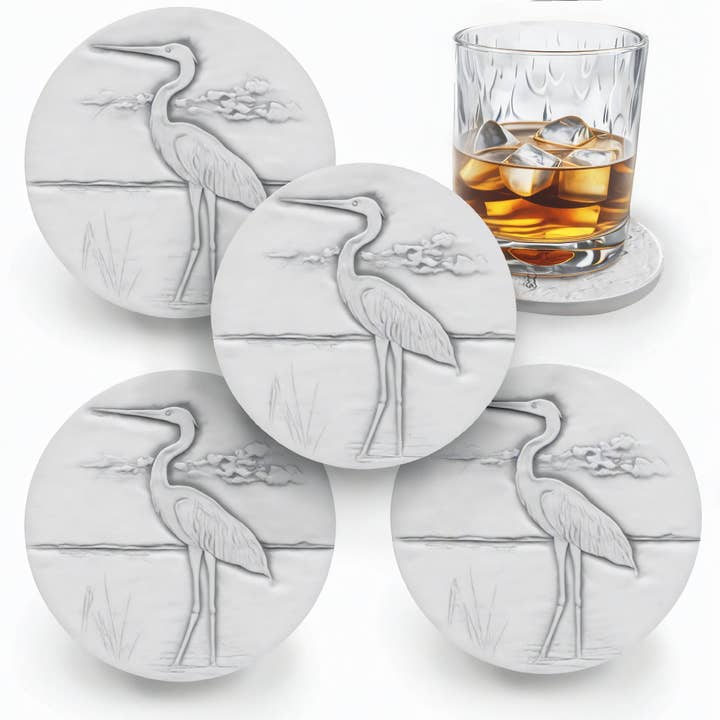 McCarter Coasters - Wholesale Coasters - Heron Drink Coasters