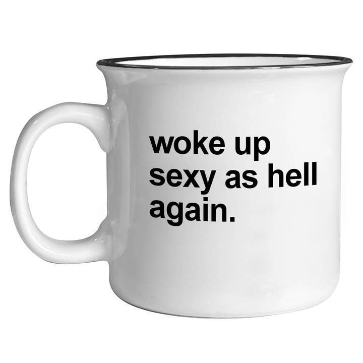 Coffee Mug • Woke up Coffee mugs with attitude for wholesale by High Jimmie