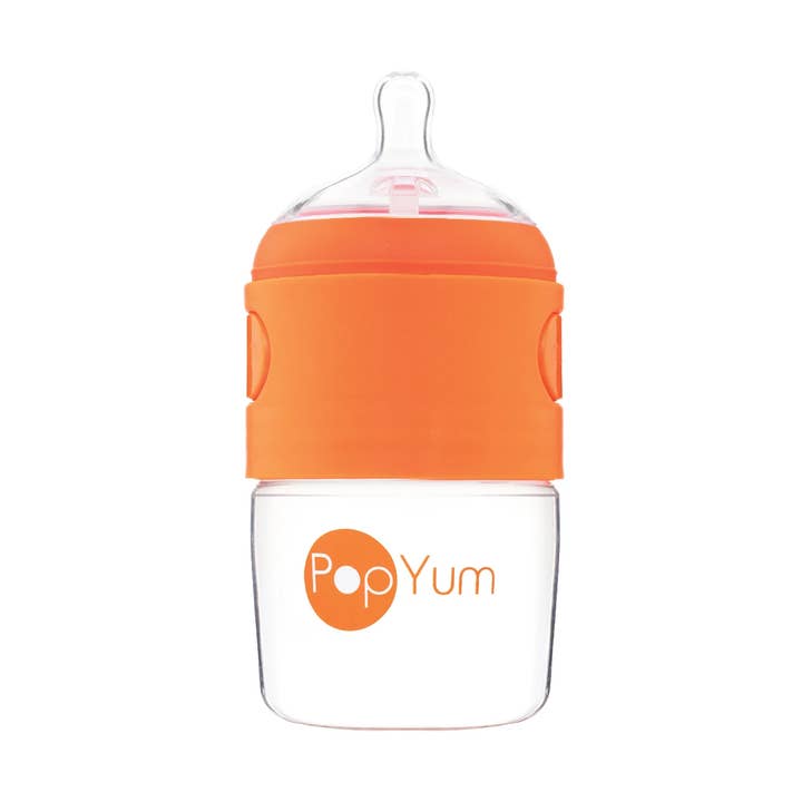PopYum Orange 5 oz. Anti-Colic Formula Making Bottle for wholesale by PopYum