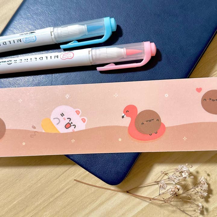 Swimming In Boba Drink Bookmark voor wholesale door Chubbythelittlecat