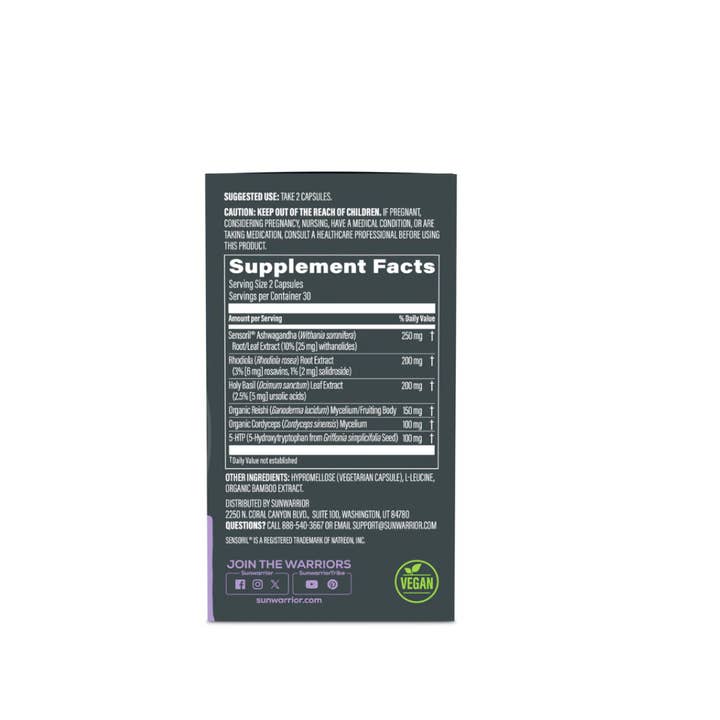 Sunwarrior - Wholesale Oral Supplement/Vitamin - Sunwarrior Active Daytime Capsules - Focus & Balance