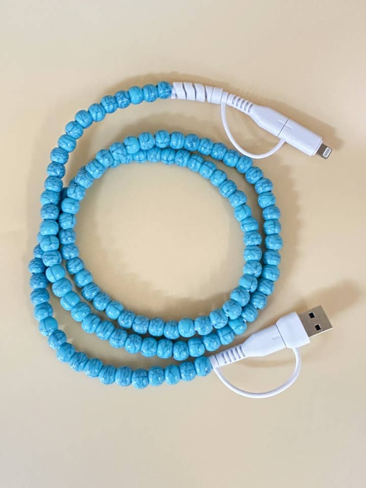 CÂBLE DE CHARGEUR DE TÉLÉPHONE À PERLES 4-EN-1 pour la vente par DESHENG ENTERPRISE