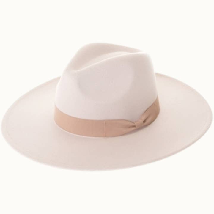 Olive & Pique - Wholesale Fedora - Women's - Structured Wide Brim Rancher in Vegan Felt, Adjustable8