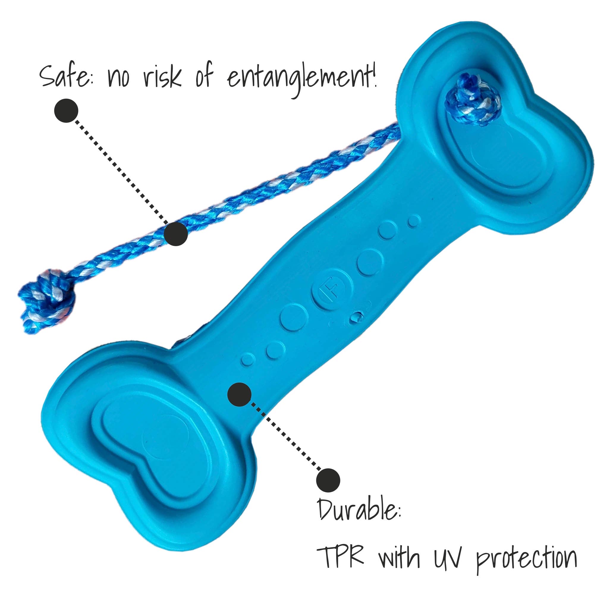 FINNERO - Wholesale Pet Toy - Dog - FINNERO WAVE Floating Dog Toy, Made in Finland, 2 sizes1