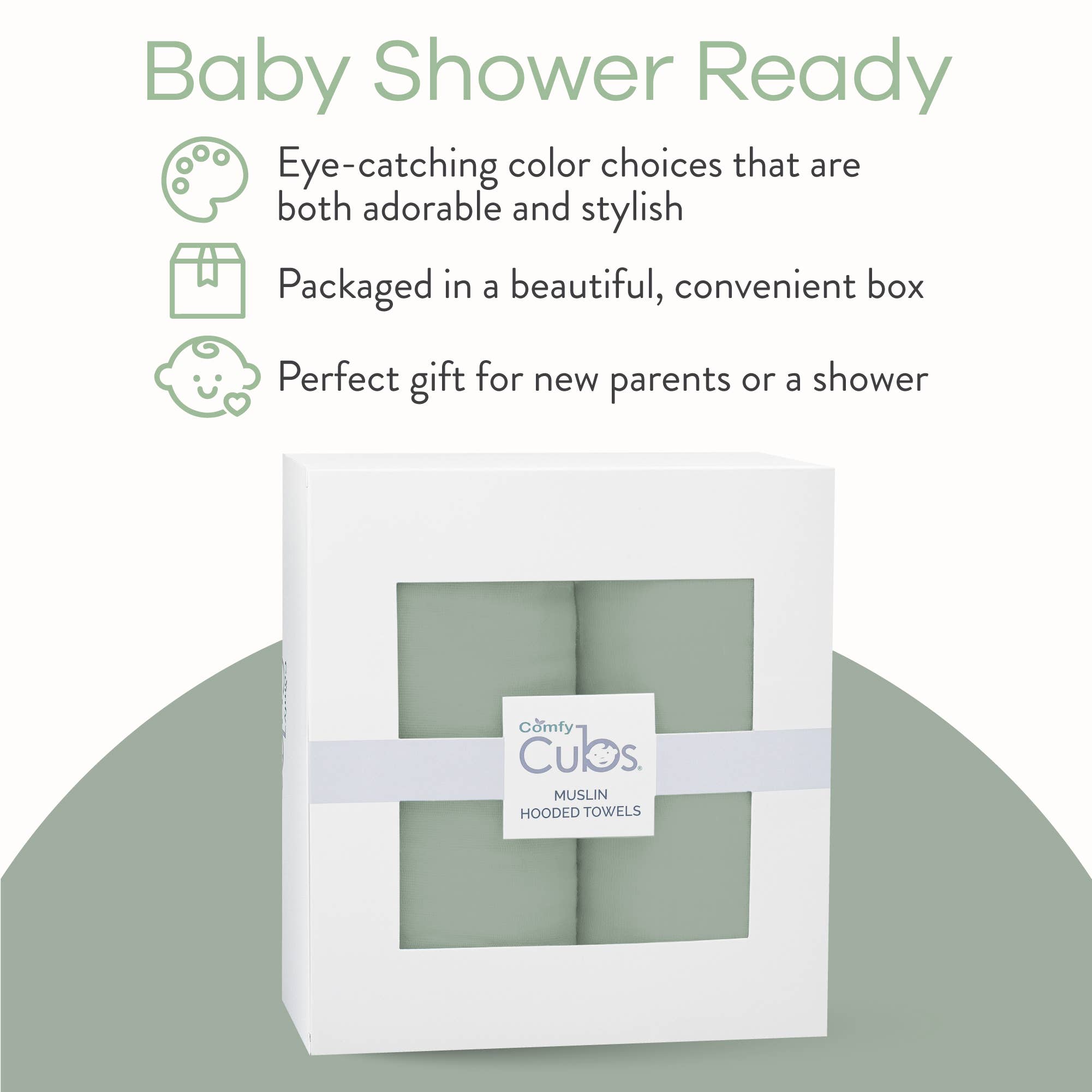 Comfy Cubs - Wholesale Hooded Towel - Kids & Baby - Baby Hooded 9 Layer Muslin Cotton Towel for Kids35