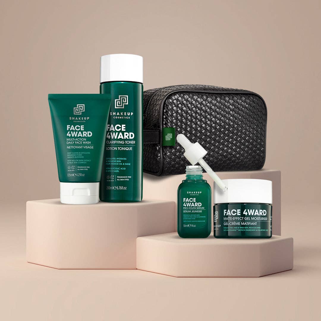 Shakeup Cosmetics - Wholesale Facial Care Set/Kit - Men's - FACE4WARD DELUXE KIT -Complete skincare routine gift for men7