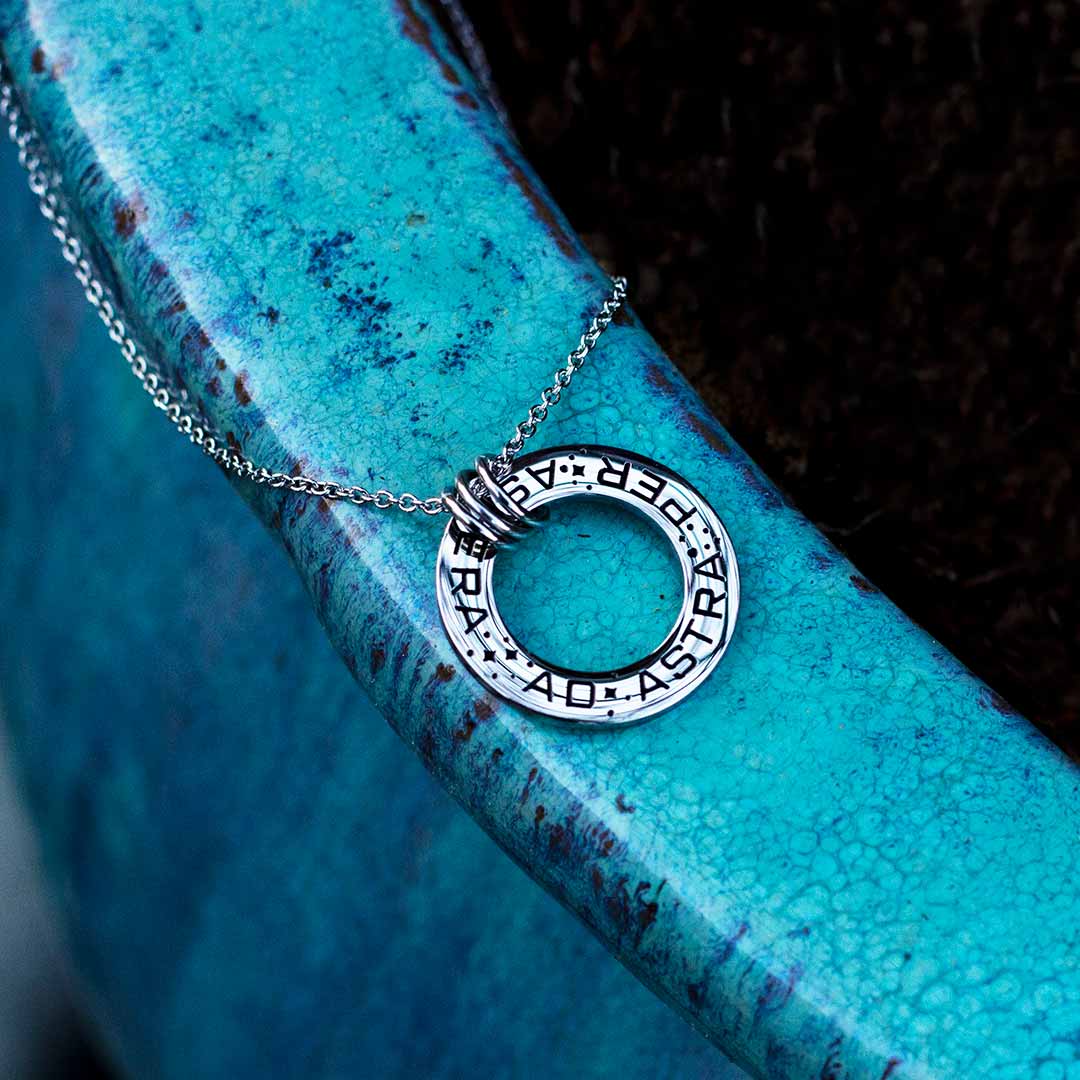 Boutique Academia - Wholesale Pendant/Charm Necklace - Ad Astra Per Aspera Necklace5