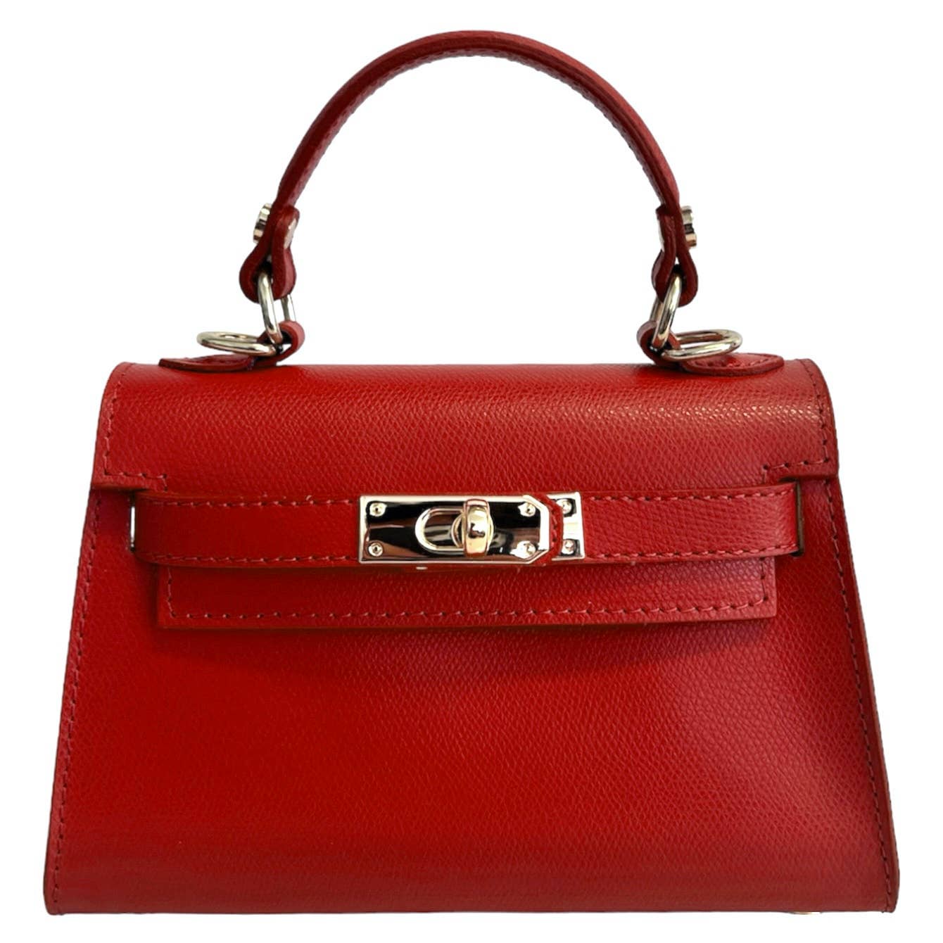 MODARNO - Wholesale Top Handle Bag - Women's - Modarno “Kelly” women's handbag in genuine leather 21x8x13 cm8