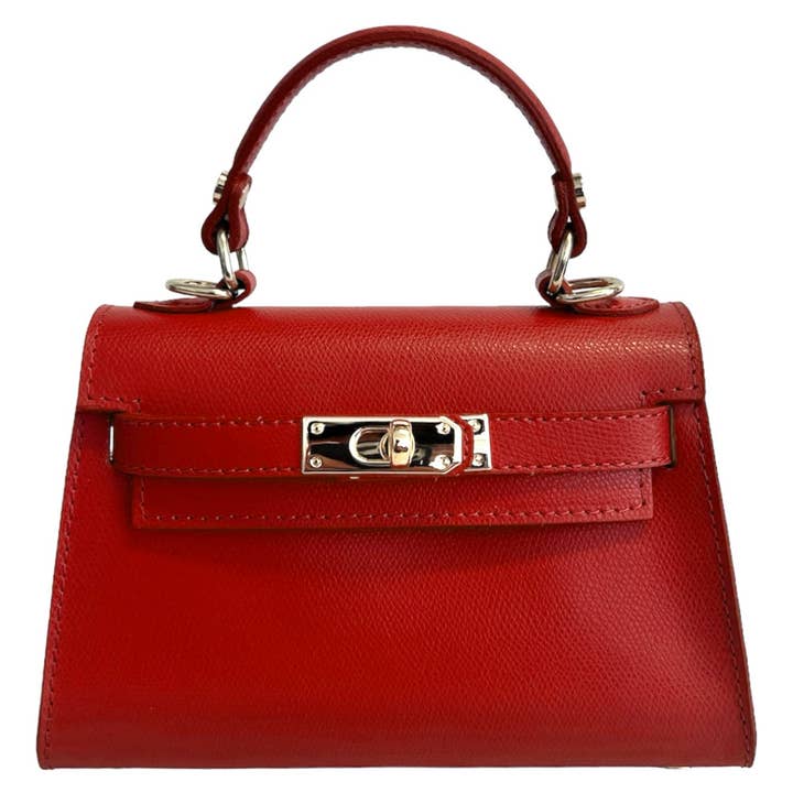 MODARNO - Wholesale Top Handle Bag - Women's - Modarno “Kelly” women's handbag in genuine leather 21x8x13 cm8
