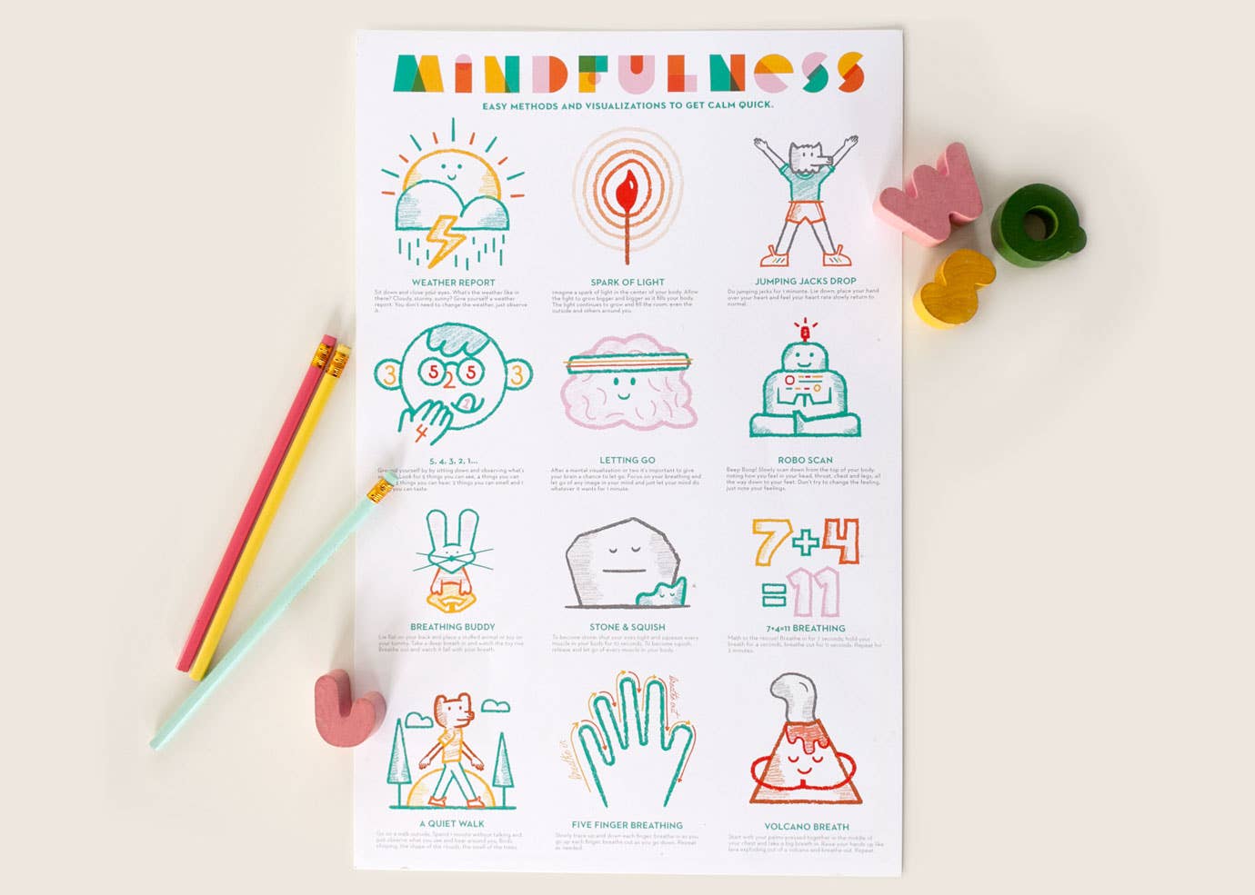 Ello There Outdoors - Wholesale Art Print - 11x17 Mindfulness Kids Print4