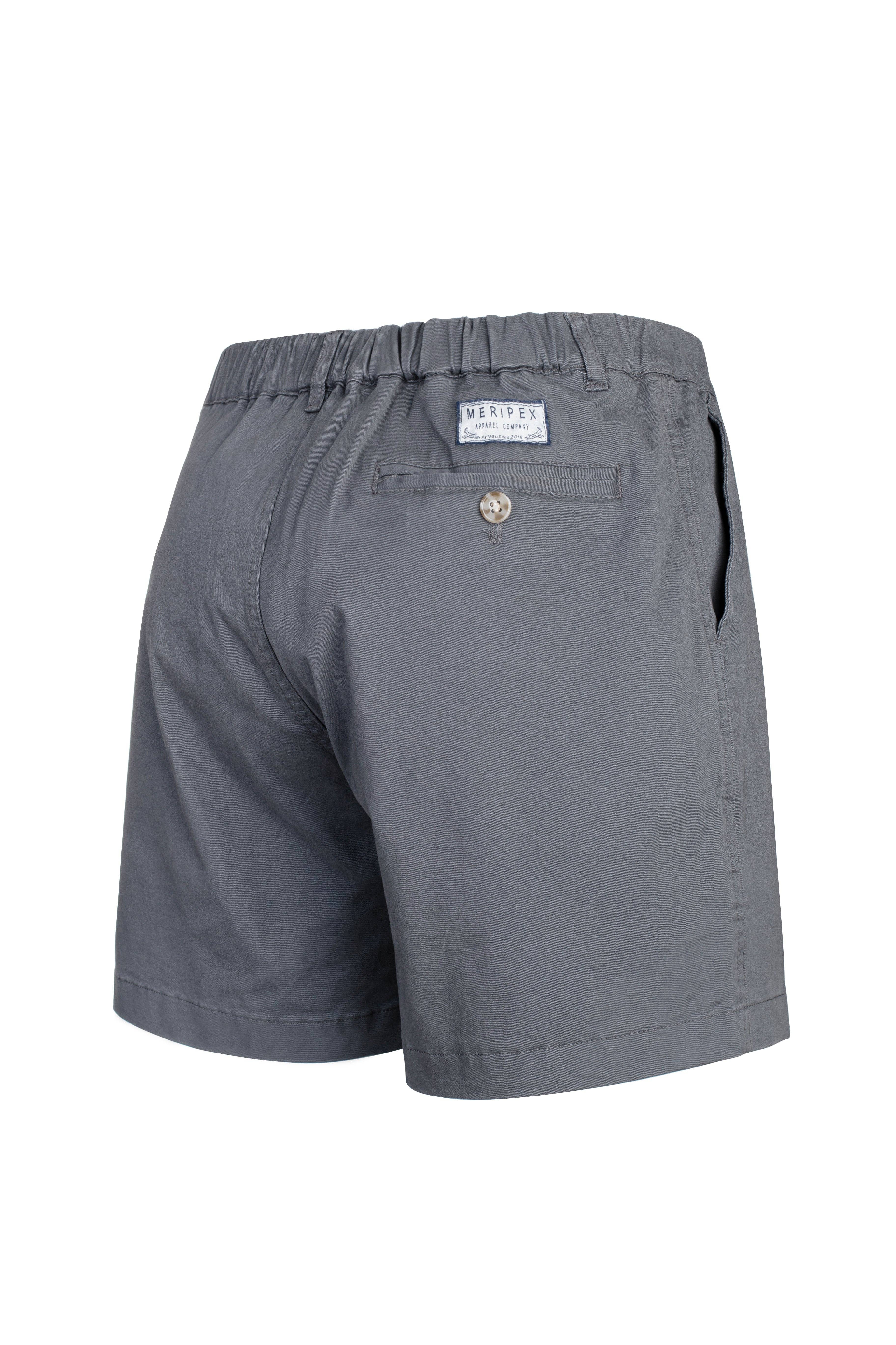Meripex Apparel - Wholesale Shorts - Men's - Charcoal 7" Stretch Shorts3